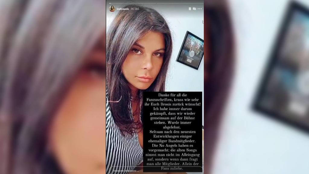 Indira Weis äußert sich in ihrer Instagram-Story zur "Bro'Sis"-Mini-Reunion von Kollegen Ross Anthony und Giovanni Zarrella.