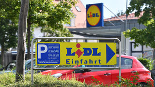 Lidl-Parkplatz