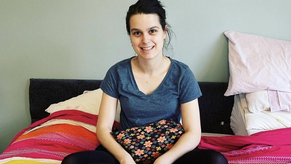 Michaela Abenson leidet an starker Endometriose.