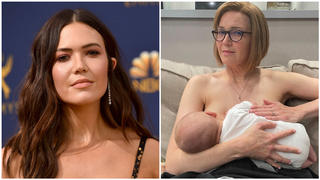 Junge Mama im Omi-Kostüm: „This Is Us“-Star Mandy Moore teilt lustiges Stillbild