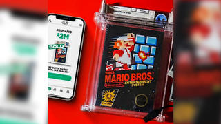 Ein ungeöffnetes "Super Mario Bros"-Videospiel ist für 2 Millionen Euro verkauft worden.