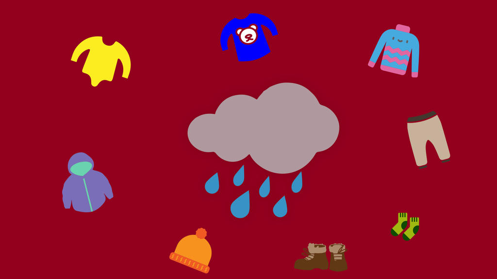 Kinder- und Baby-Klamotten Icons