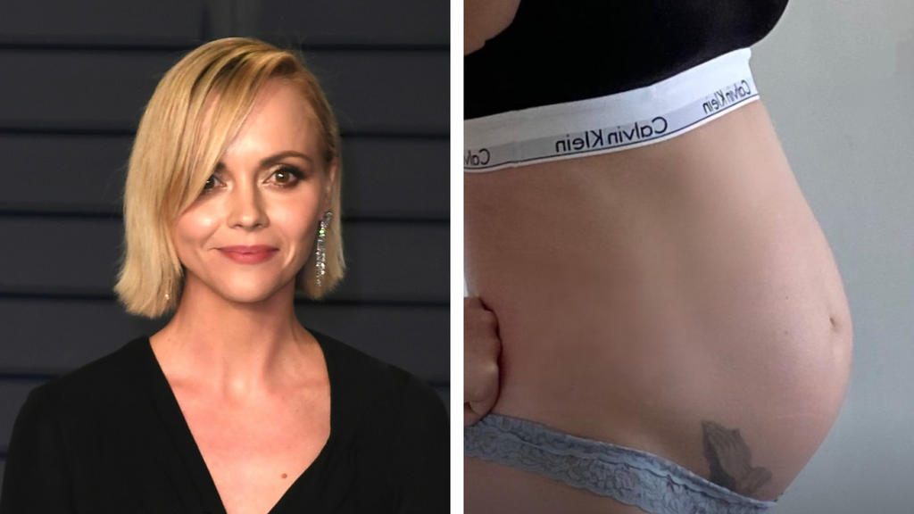 Christina Ricci zeigt zum ersten Mal ihre Babykugel.
