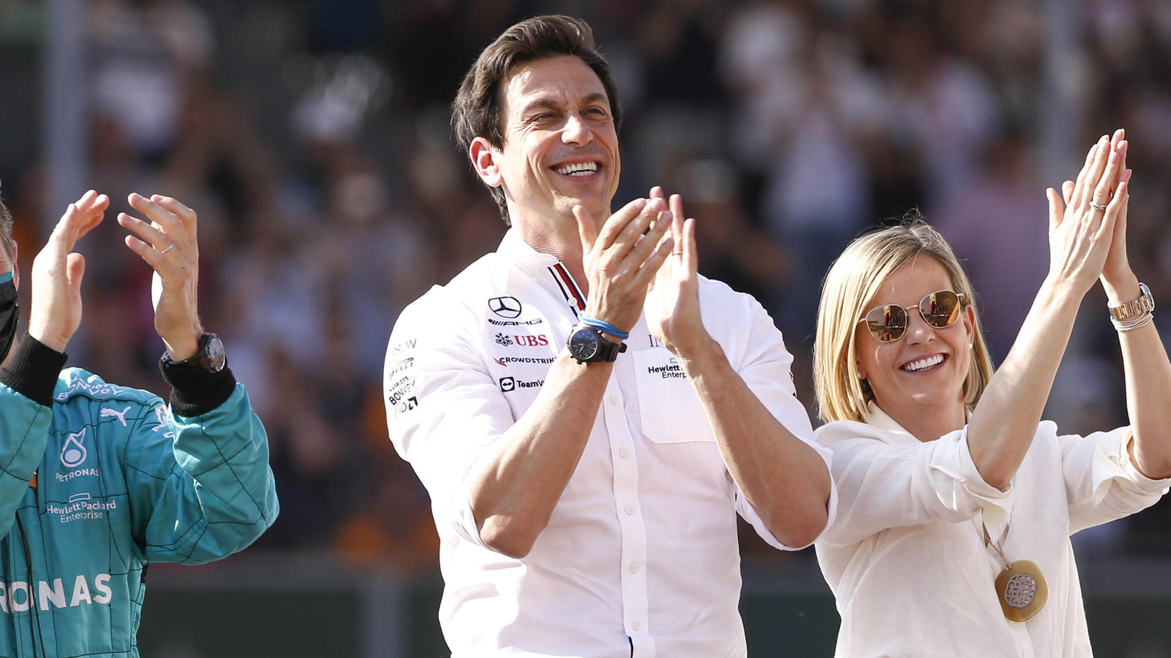 Toto Wolff (hier mit Ehefrau Susie) ist einer der erfolgreichsten Teamchefs der Formel-1-Geschichte
