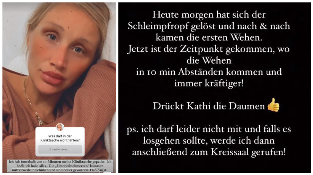 Kathi und Kevin Yanik melden sich kurz vor der Geburt ihres Kindes noch einmal bei ihrem Followern.