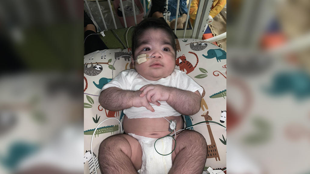 Mateo Hernandez im Krankenhaus in Texas
