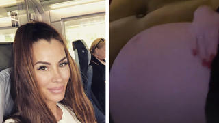 Anna-Maria Ferchichi zeigt ihren Babybauch.
