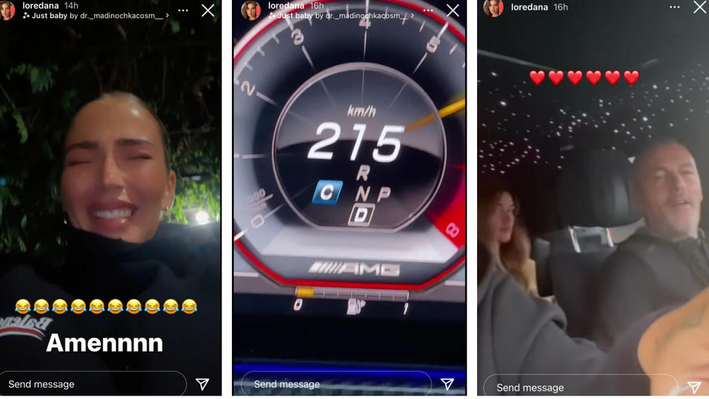 Diese Story teilte Rapperin Loredana via Social Media