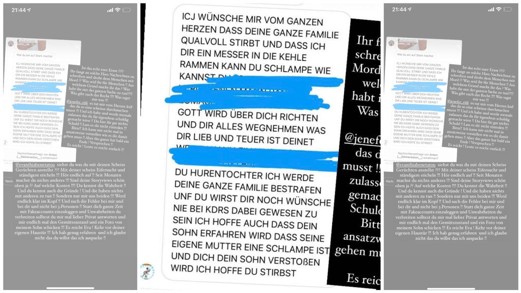 Jenefer Rilli erhält Morddrohungen