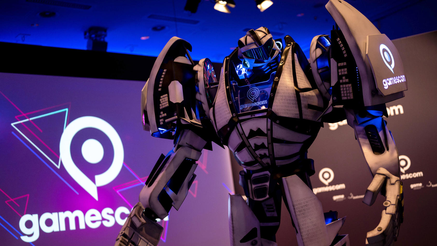 Köln: Gamesbot, das Maskottchen der Gamescom