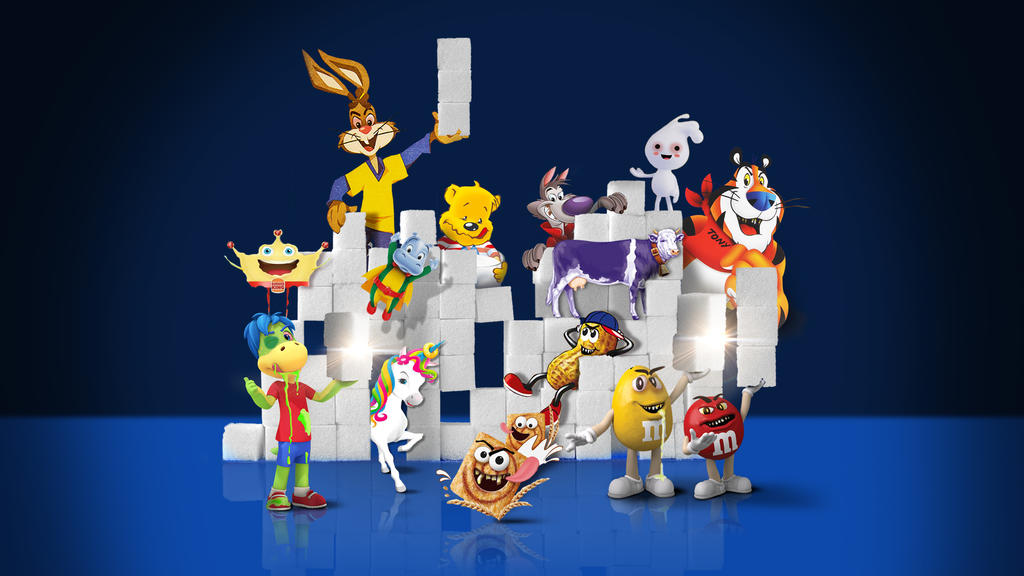 Produkte, die mit Comicfiguren, Online-Gewinnspielen und Spielzeugbeigaben an Kinder beworben werden, sind laut der Foodwatch-Studie oft Zuckerbomben und fettige Snacks.