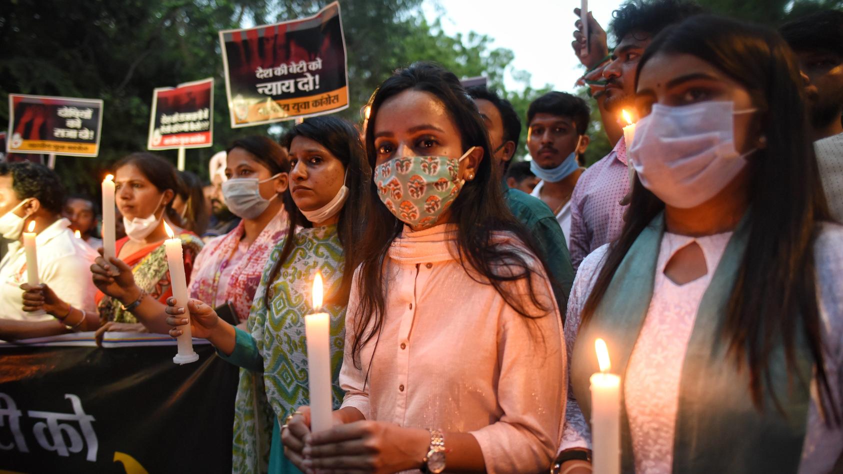 Proteste für Frauenrechte in Indien 
