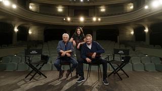 V.l.: Henry Hübchen (Henry Hübchen), Melli Spitz (Lisa Marie Koroll), David Hasselhoff (David Hasselhoff)