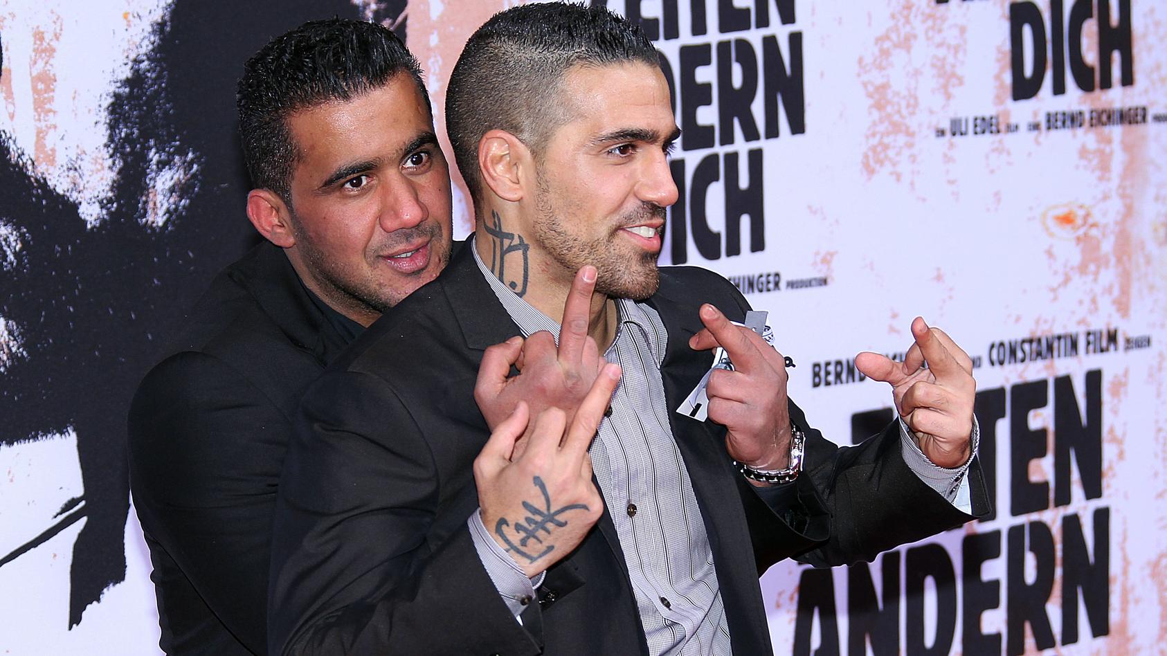 Bushido und Arafat Abou-Chaker bei der Premiere des Films "Zeiten ändern Dich" im Februar 2010 in Berlin.