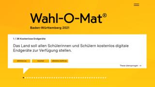 Wahl-O-Mat zur Bundestagswahl geht heute online.
