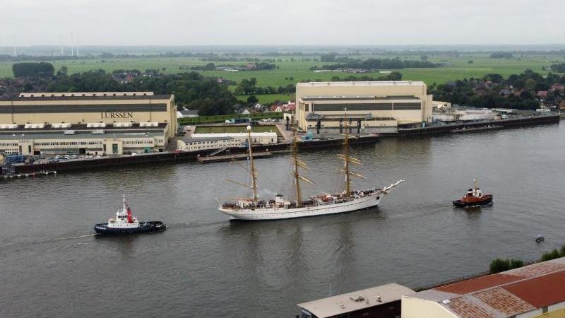 "Gorch Fock" verlässt Lürssen-Werft