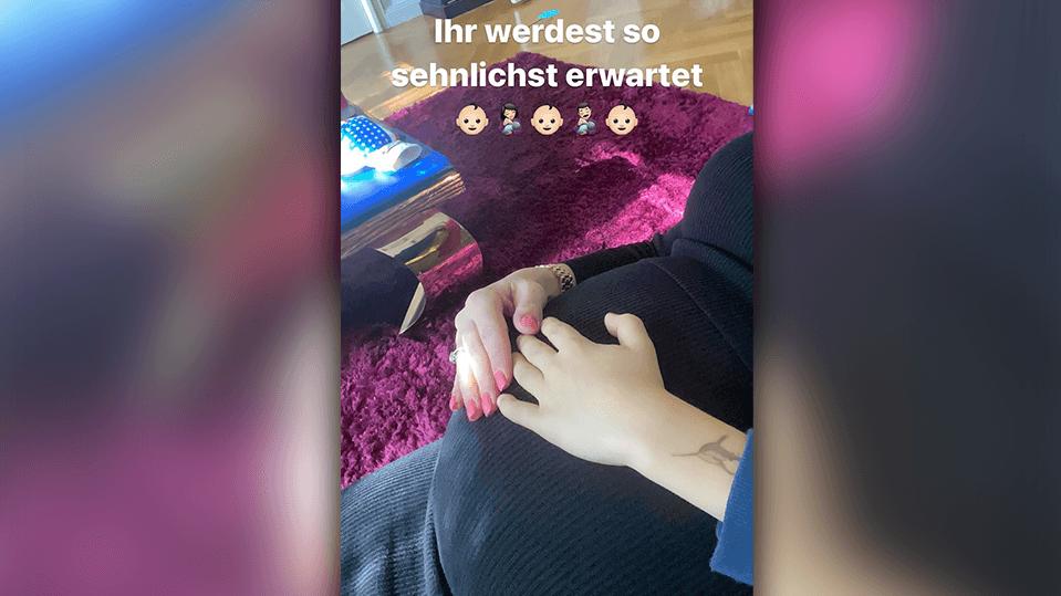 Anna-Maria Ferchichi kann es kaum abwarten, bis ihre Drillinge endlich auf der Welt sind.