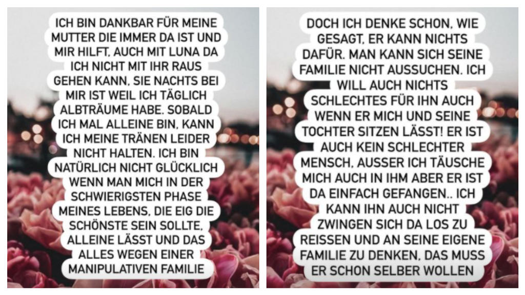 Yeliz Koc behauptet in ihrer Instagram-Story, dass Jimi Blue Ochsenknecht von seiner Familie "manipuliert" wird.