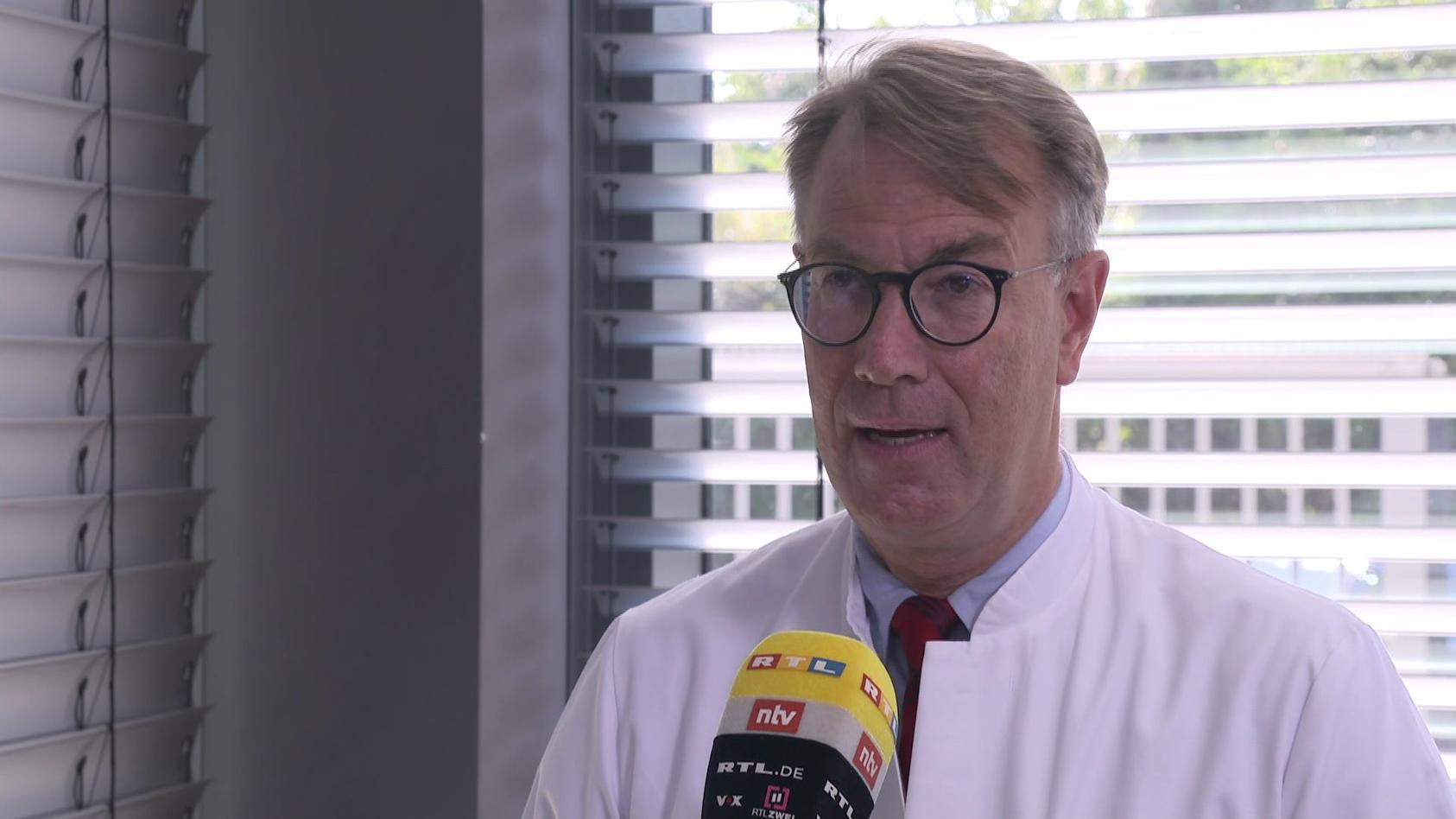 Dr. Georg-Christian Zinn, Direktor des Hygienezentrums Bioscientia, setzt weiterhin auf Booster-Impfungen.