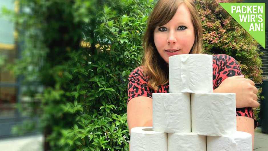 RTL-Redakteurin Katharina Meyer kauft nur Recycling-Toilettenpapier