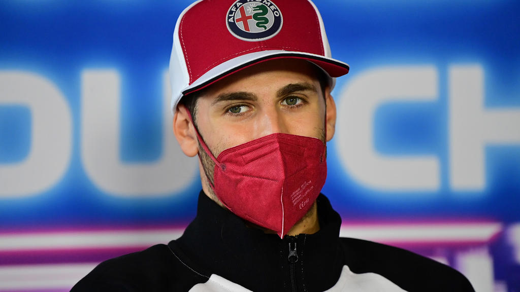 Formula One F1 - Dutch Grand Prix - Circuit Zandvoort, Zandvoort, Netherlands - September 2, 2021 Alfa Romeo's Antonio Giovinazzi during the FIA Press Conference Pool via REUTERS/Andrej Isakovic