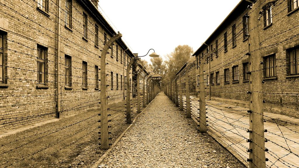 Das Konzentrationslager Auschwitz.