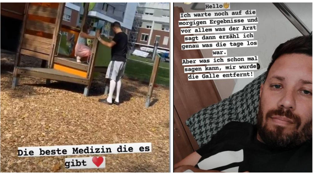 Sylvana Wollnys Freund Florian meldet sich aus dem Krankenhaus.