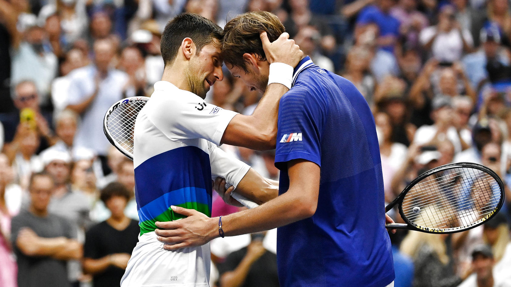 Novak Djokovic verliert gegen Daniil Medwedew.