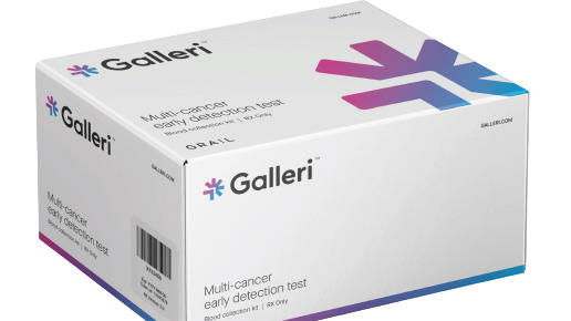 So sieht die Verpackung des Galleri-Bluttests aus