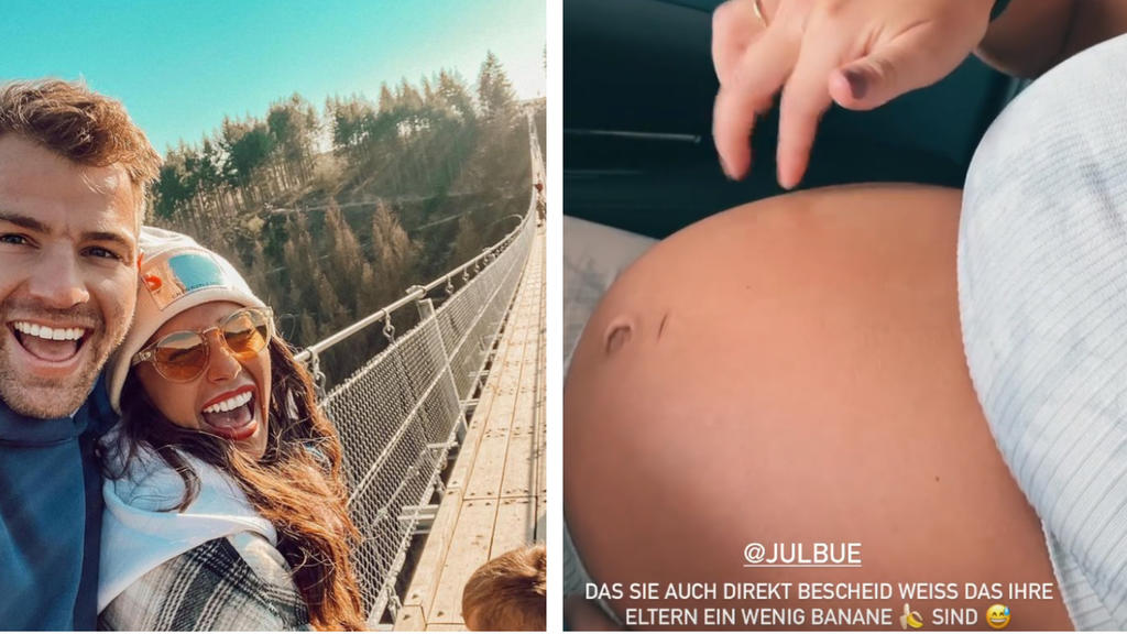 Sarah und Julian Engels freuen sich auf ihre Tochter.