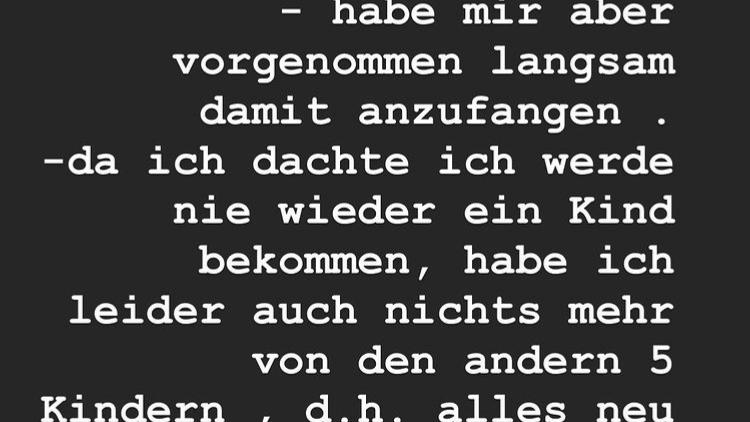 Anna-Maria meldet sich mit einem aufgewühlten Baby-Update.