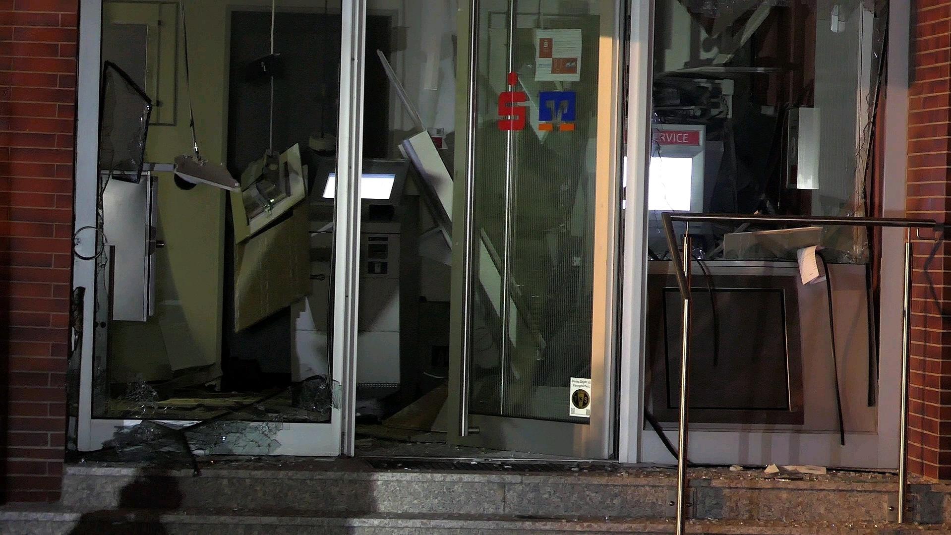 Geldautomat in Pfungstadt gesprengt