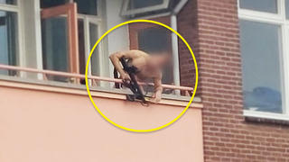 Mann schieß von Balkon aus auf mehrere Menschen.