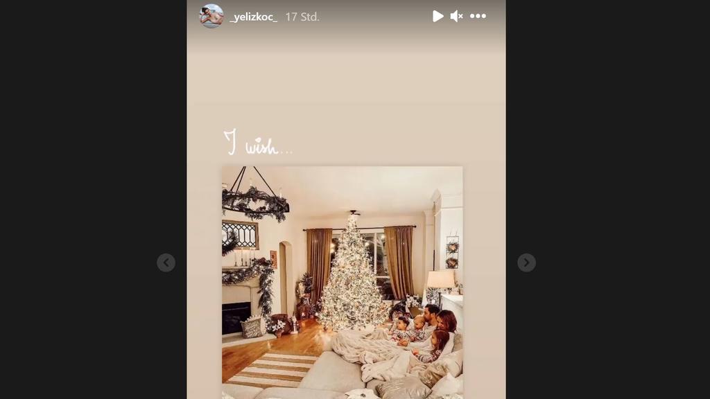 "I wish" - kommentiert Yeliz diesen Winter-Familientraum.