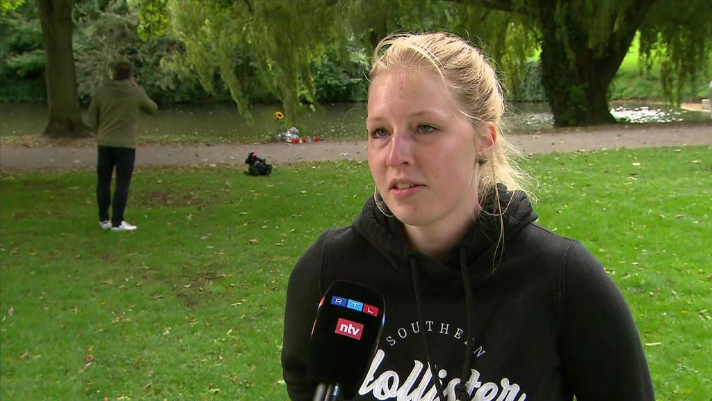 Nach dem Fund einer Frauenleiche in Hamm sorgt sich eine Anwohnerin um die Sicherheit im Park.