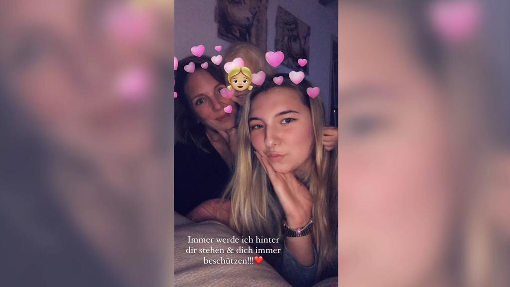 Joelina Büchner macht ihrer Mama ein süßes Versprechen.
