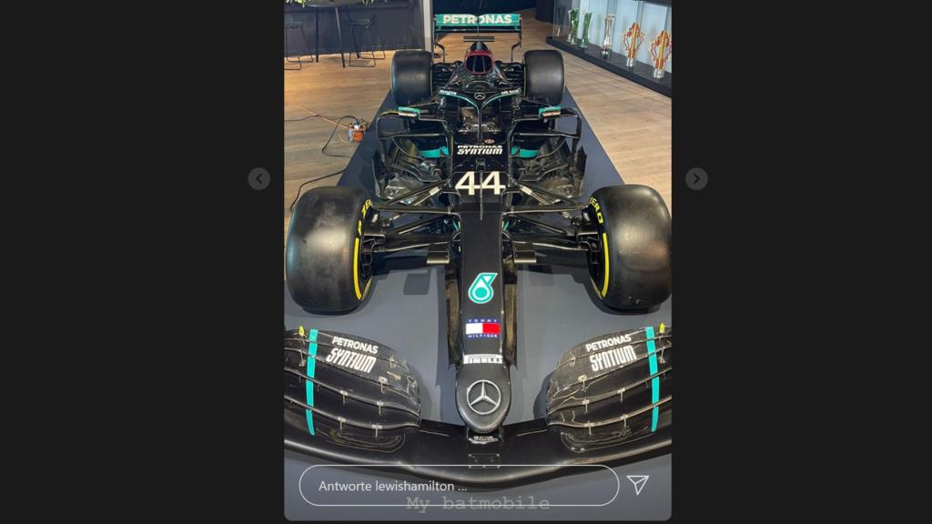 Lewis Hamilton zeigt sein "Batmobile"