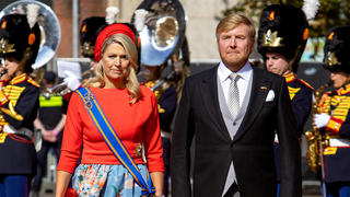 21-09-2021 Prinsjesdag Queen Maxima and King Willem-Alexander during the presentation of the dutch 2022 budget memorandum and the opening of the parliamentary year at the De Grote of Sint-Jacobskerk church in The Hague.  PUBLICATIONxINxGERxSUIxAUTxONLY Copyright: xPPEx 