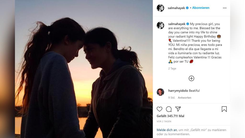 So rührend gratuliert Salma Hayek ihrer Tochter zum Geburtstag