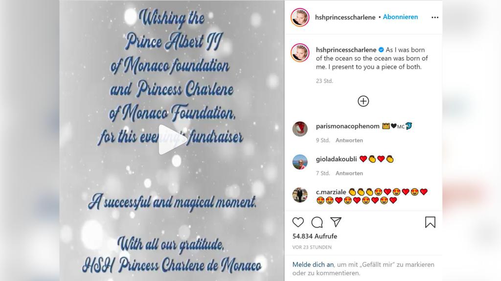 Charlène von Monaco gibt ihren Followern weiter Rätsel auf