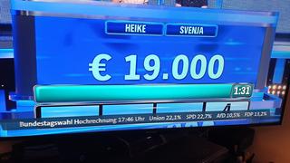 TV-Panne: In der ARD-Sendung war eine erste Hochrechnung für die Bundestagswahl eingeblendet