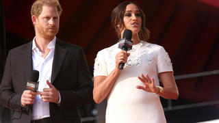  September 25, 2021, New York City, New York, USA: PRINCE HARRY and MEGHAN, The Duke and Duchess of Sussex, attend the Global Citizen Festival 2021,.Central Park, NYC.September 25, 2021. New York City USA - ZUMAms4_ 20210925_zaf_ms4_005 Copyright: xSoniaxMoskowitzxGordonx
