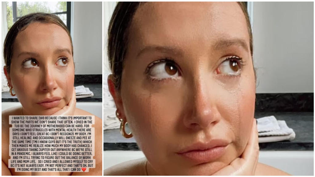 Ashley Tisdale unter Tränen in der Badewanne