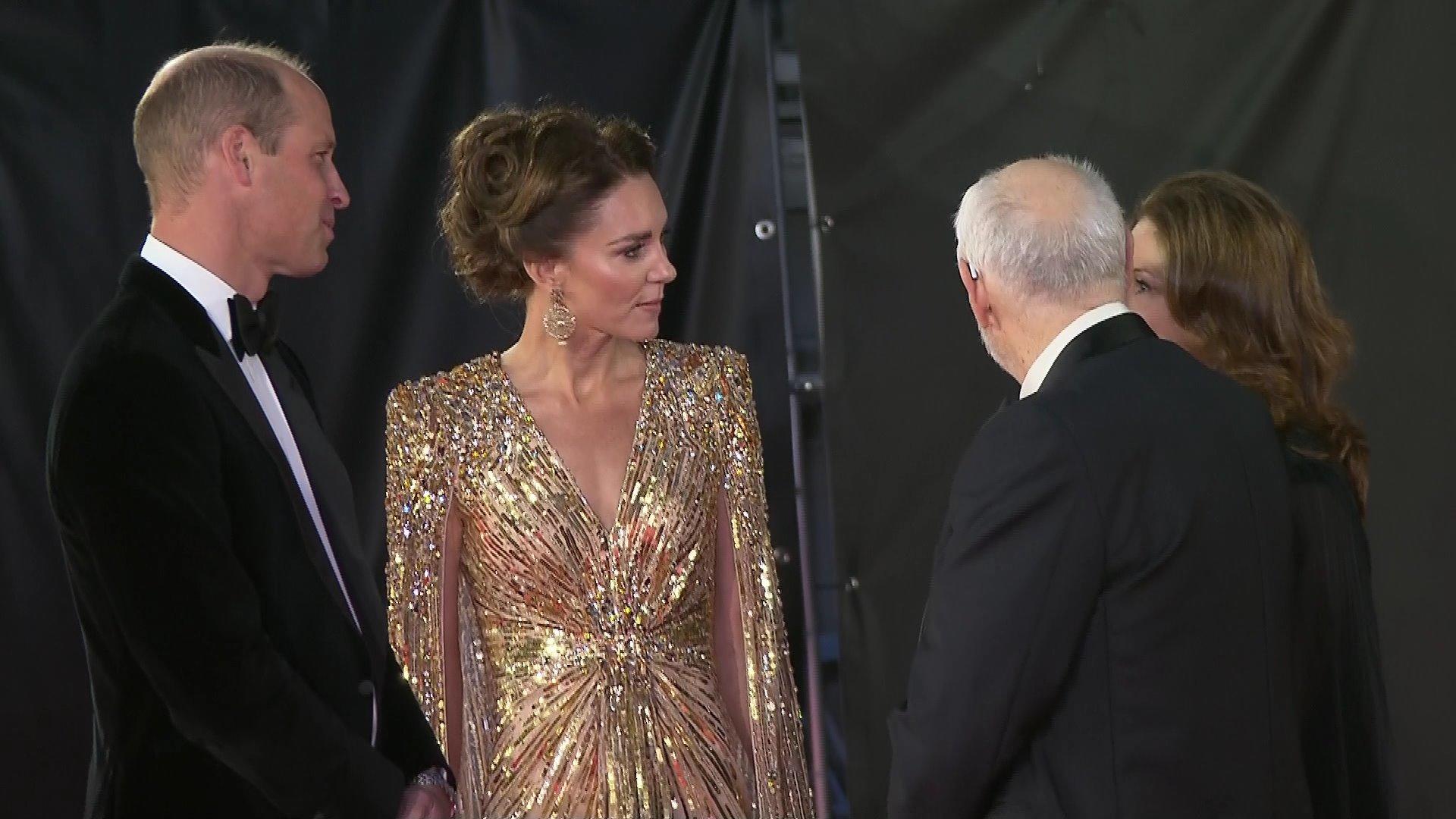 Die Royals William und Kate im Gespräch mit den Produzenten-Geschwistern