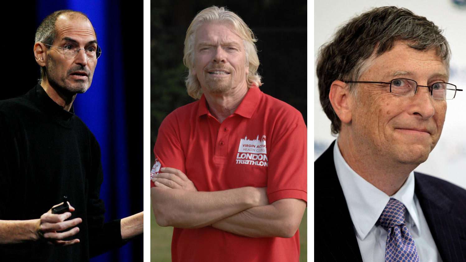 Steve Jobs, Richard Branson und Bill Gates leiden an Legasthenie
