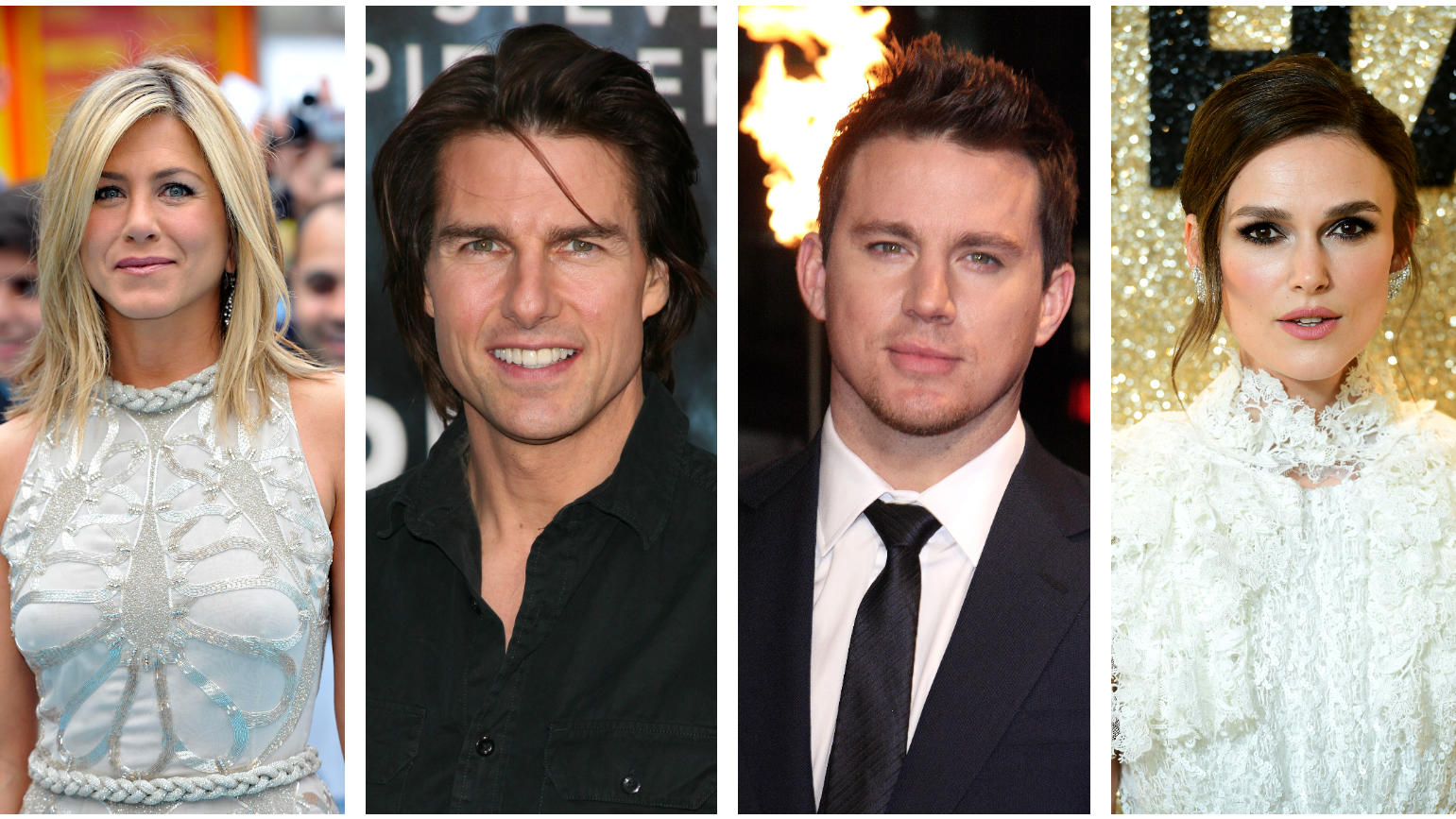 Jennifer Aniston, Tom Cruise, Channing Tatum und Keira Knightley