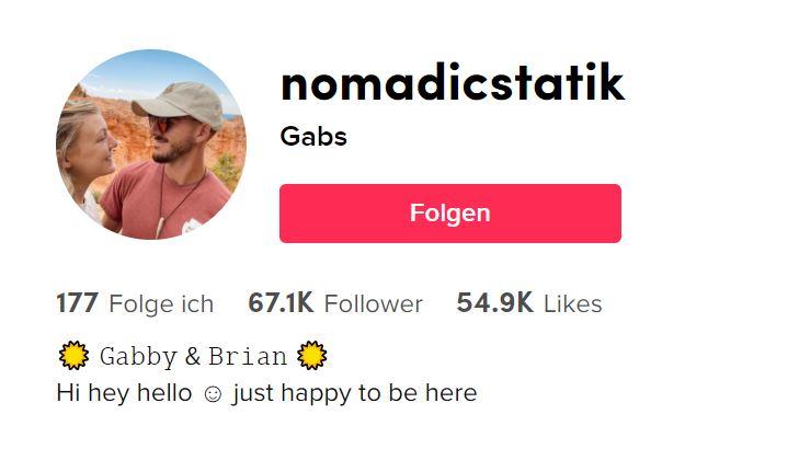 Gabby Petito schrieb auf TikTok "Wir haben große Pläne".