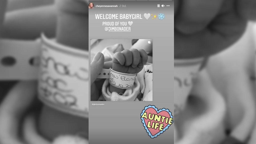 Cheyenne Ochsenknecht gratuliert Bruder Jimi Blue zur Geburt seiner Tochter.