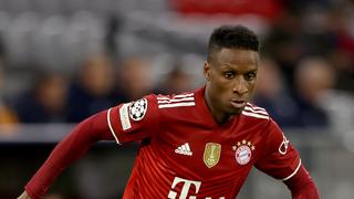 MUNICH, GERMANY - SEPTEMBER 29: Bouna Sarr of FC Bayern MÃ¼nchen runs with the ball during the UEFA Champions League group E match between FC Bayern MÃ¼nchen and Dinamo Kiev at Allianz Arena on September 29, 2021 in Munich, Germany. (Photo by Alexander Hassenstein/Getty Images)