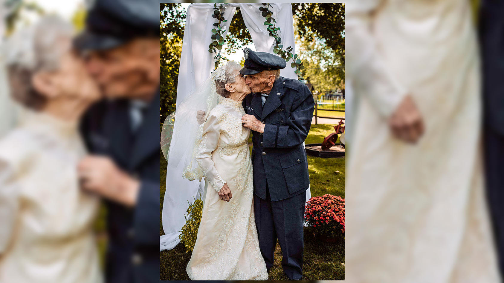 Royce und Frankie King feierten am 16. September ihren 77. Hochzeitstag - doch Hochzeitsfotos hatten sie bis dato gar keine.
